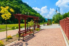 Szczawnica promenada nad Grajcarkiem